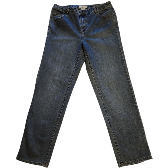 L.A. Blues Wilshire Straight-Leg Vintage Y2K Jeans Medium Wash Size 2 - Picture 1 of 5